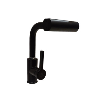 شیر روشویی چهارحالته هوادیائو مدل HD-405 نصب شده روی روشویی سفید