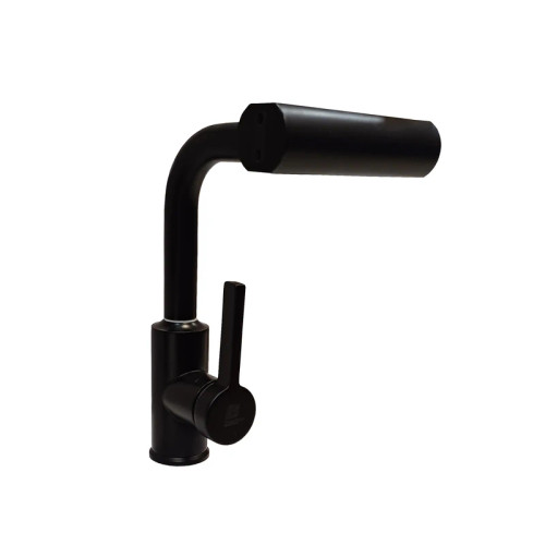 شیر روشویی چهارحالته هوادیائو مدل HD-405 نصب شده روی روشویی سفید