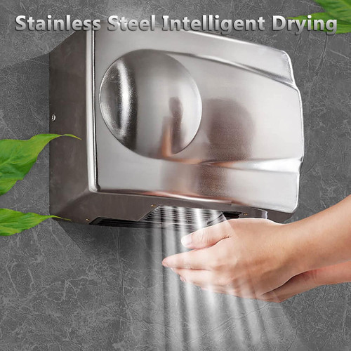 دست خشککن اتوماتیک استیل Hyshin در سرویس بهداشتی مدرندست خشککن اتوماتیک استیل Hyshin در سرویس بهداشتی مدرن